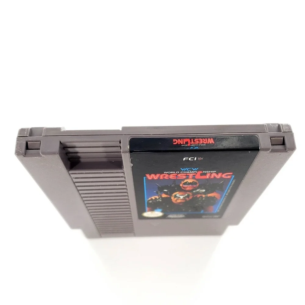 WCW World Championship Wrestling (Nintendo NES, 1990) Authentic Cart Only Tested